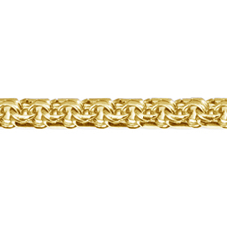 Золотые цепи плетения «Бисмарк»